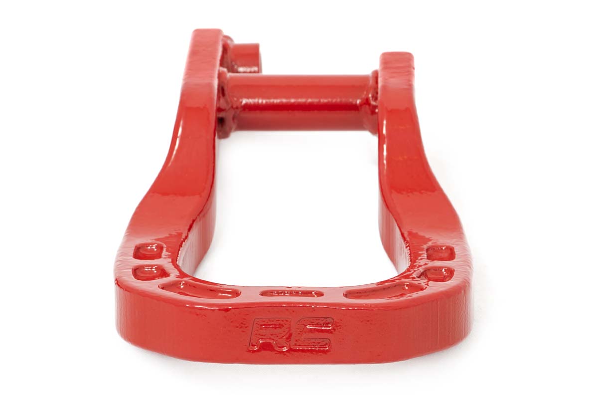 Chevrolet Silverado 1500 Tow Hooks - Rough Country - Forged - Red - '14-'18